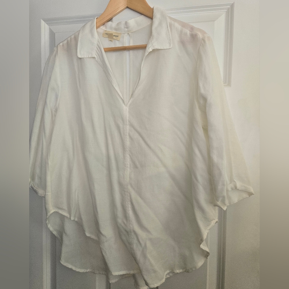 Cloth & Stone Cream Blouse